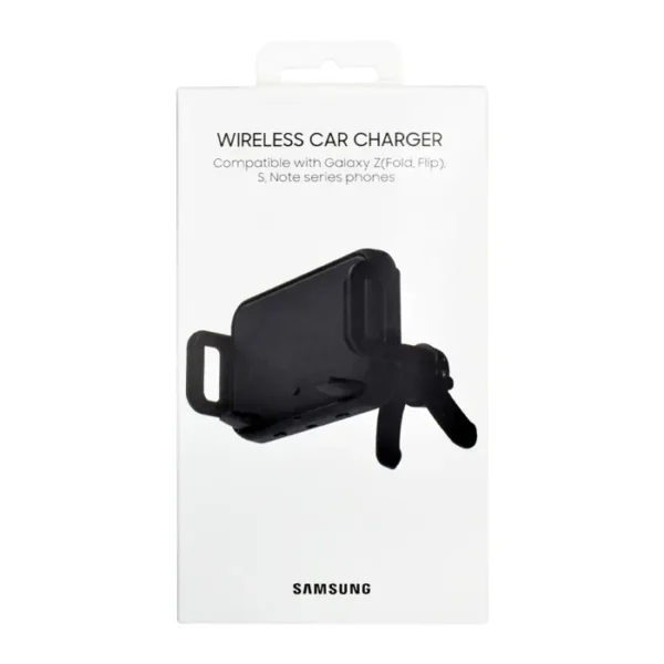 Samsung bežični auto punjač 9W + držač – crni 1 Samsung bežični auto punjač 9W + držač – crni