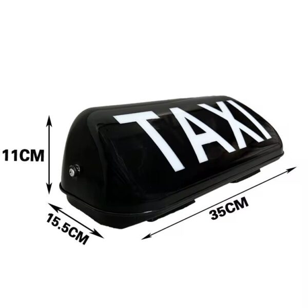 Magnetna taxi tabla Crna 12V Priključak6