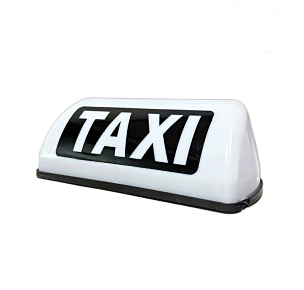 Magnetna taxi tabla Bijela 12V Priključak
