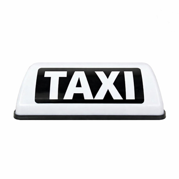 Magnetna taxi tabla Bijela 12V Priključak23