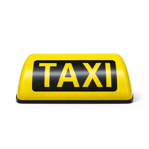 Magnetna taxi tabla Žuta 12V Priključak