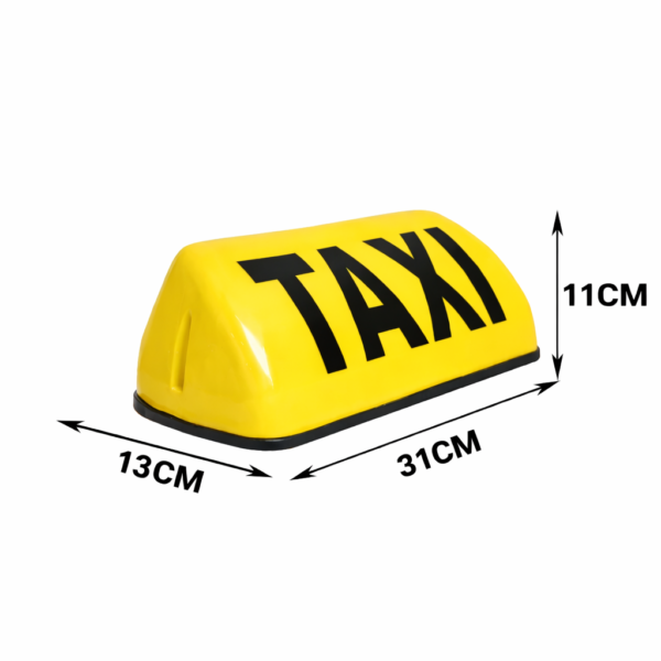 Magnetna taxi tabla Žuta 12V Priključak12