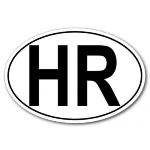 Naljepnica za vozila HR-1