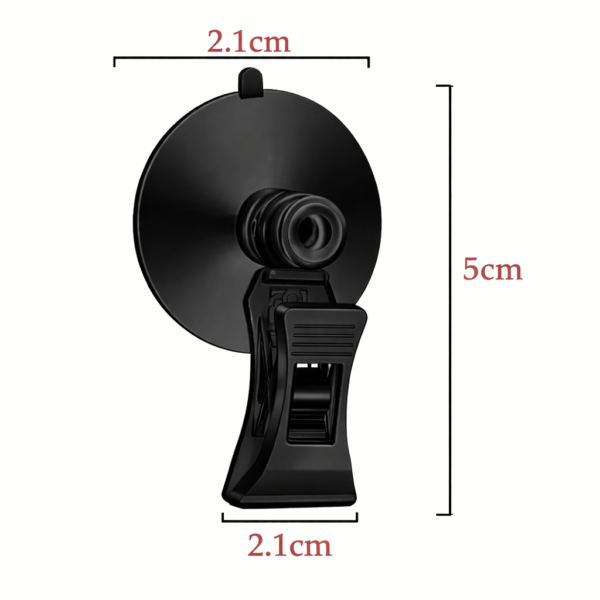 Vakuumski držač autotaksi kartice - Crni1