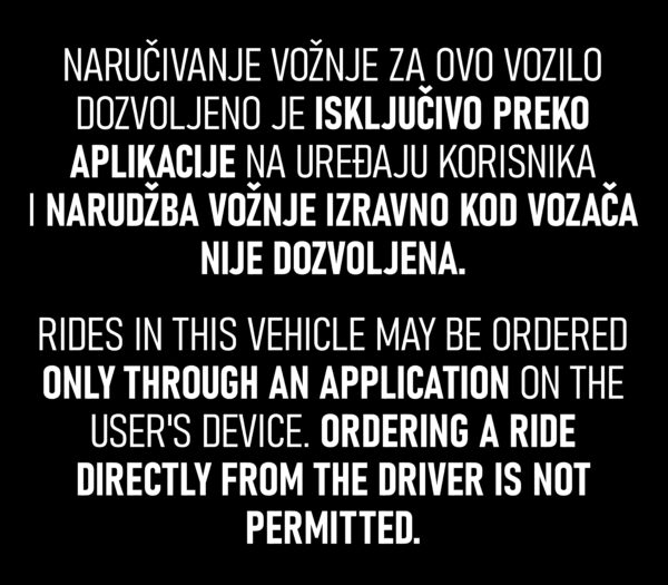 Magnetne naljepnice za prijevoz putem aplikacije Magnetne naljepnice za prijevoz putem aplikacije